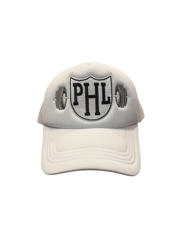 PHL Logo WhiteOut Trucker Hat