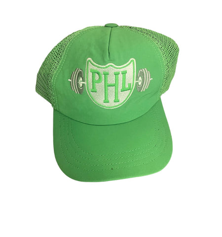 PHL Logo Green Trucker Hat