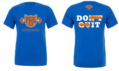 PHL Logo T-Shirt ‘DoIt’ Blue