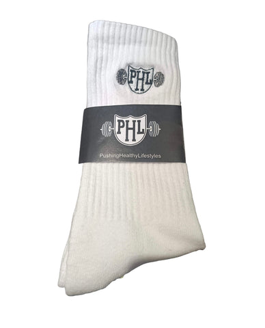 PHL Logo Socks White